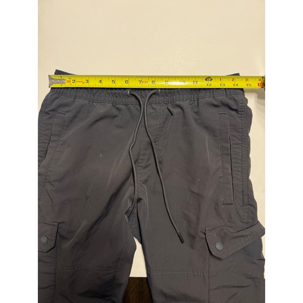 Tahari Womens Gray Ripstop Cargo Jogger Pants Size Medium Drawstring Hiking - Picture 4 of 6